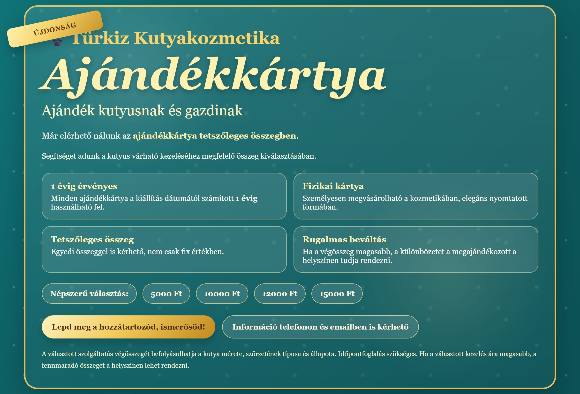 Ajándékkártya